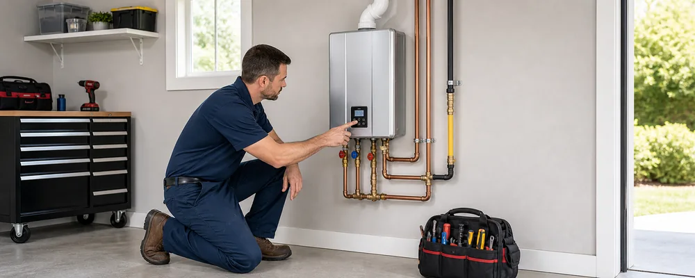 After service for Gas Tankless Water Heater After service for Gas Tankless Water Heater
